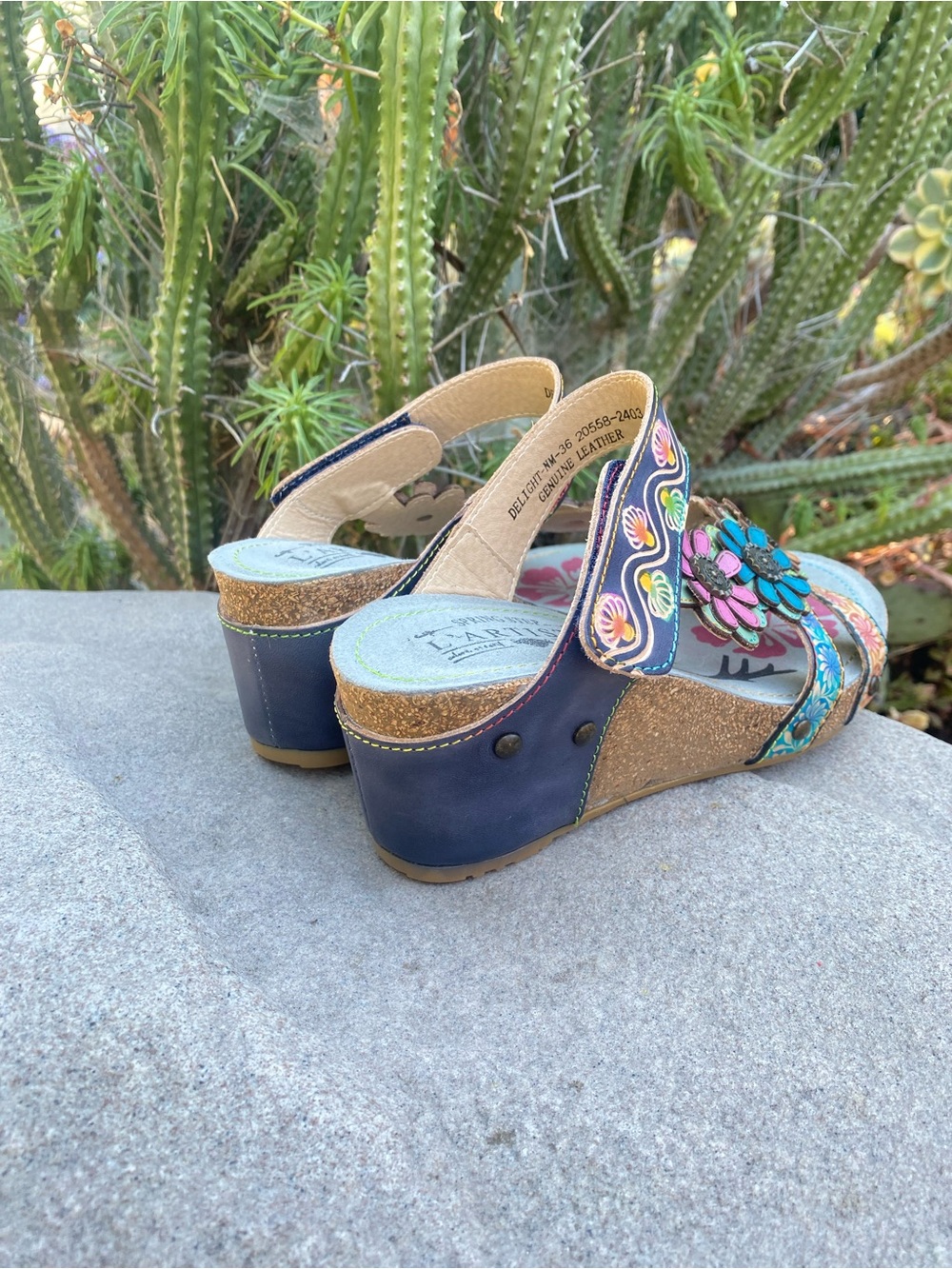 L'artiste Spring Step Floral Embellished Sandals - Picture 7 of 16